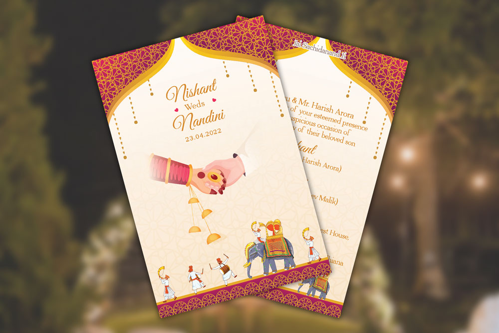 wedding card digital invitation